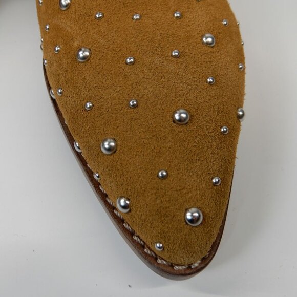 ZADIG & VOLTAIRE Tyler Cecilia Dream Stud Boots EU 41 11 Folk Suede Western NEW - Picture 8 of 15